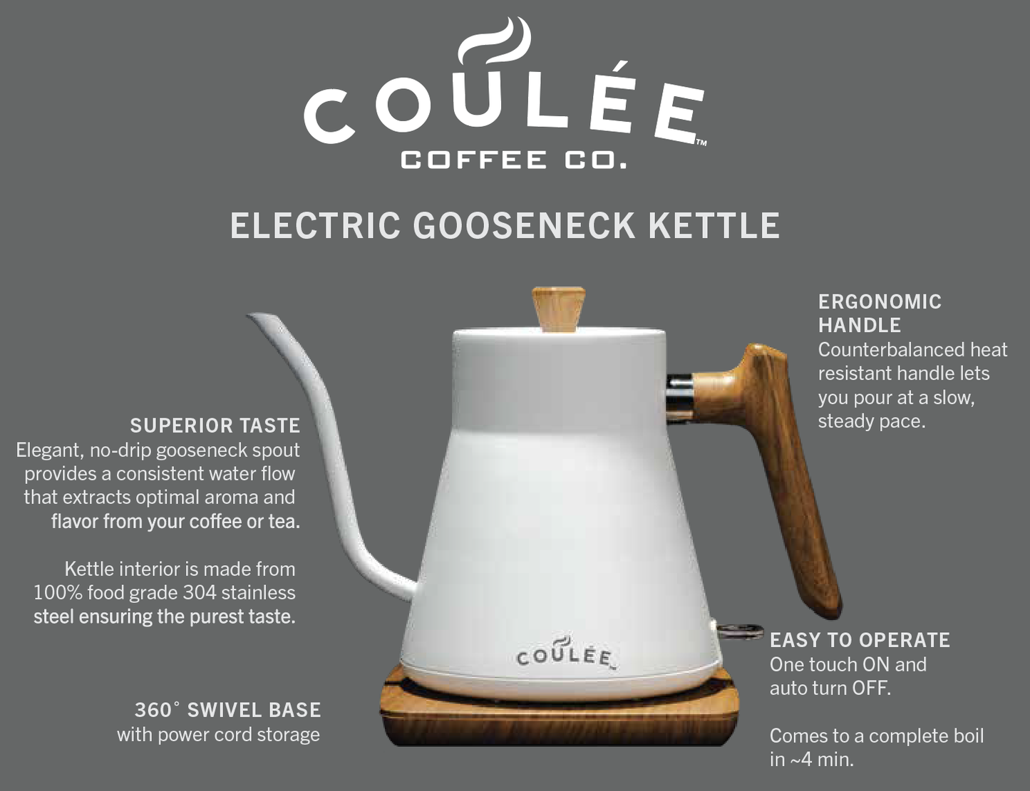 COULÉE GOOSENECK KETTLE